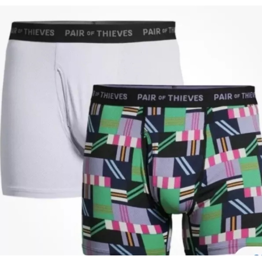 Pair of Thieves Boxer Briefs Super Fit Mesh Magic 2 Pack Shoots & Ladders 3XL